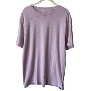 Faherty Brand Men's Movement Short Sleeve Crew Neck TShirt Pink Purple Small